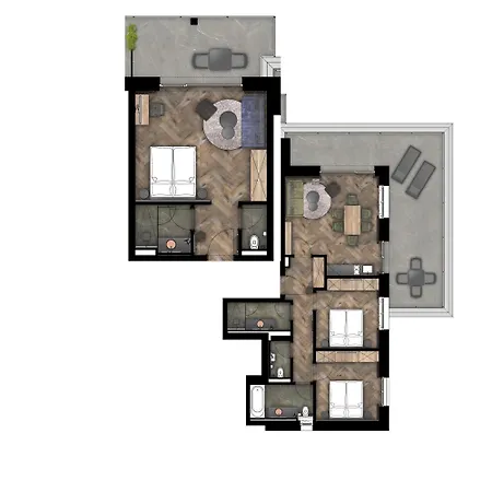 Apartment The Matthew - Pop Up & Down