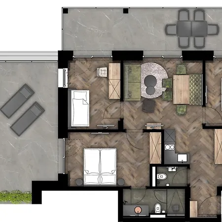 The Matthew - Pop Up & Down Apartment Wagrain