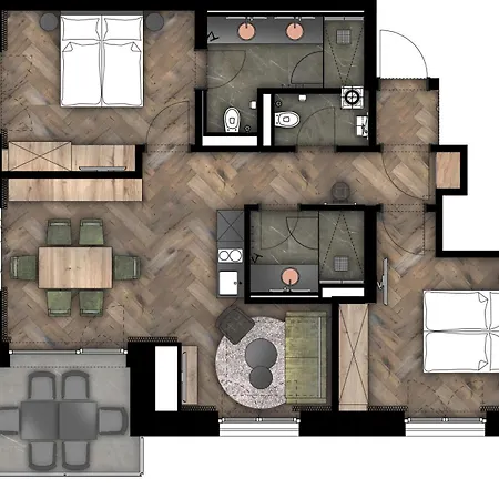 Apartment The Matthew - Pop Up & Down *