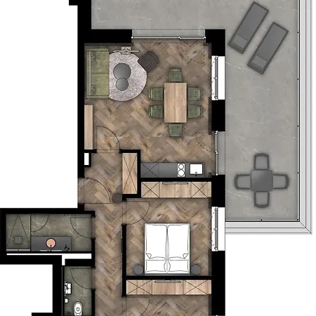 The Matthew - Pop Up & Down Apartment *