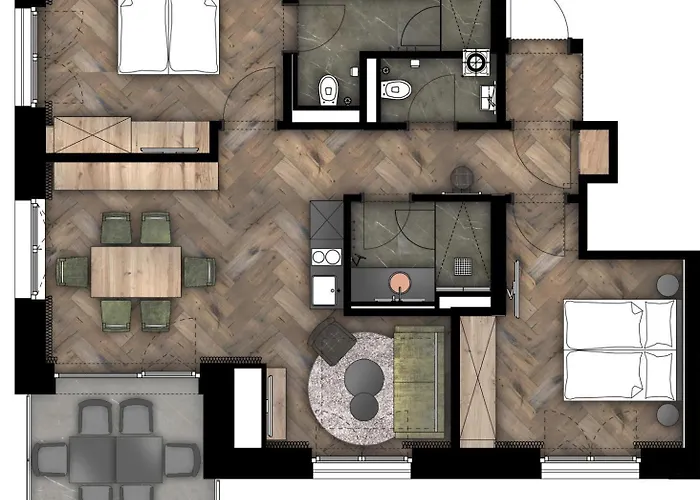 Апартаменты The Matthew - Pop Up & Down *