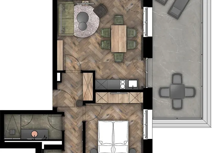 The Matthew - Pop Up & Down Lejlighed *